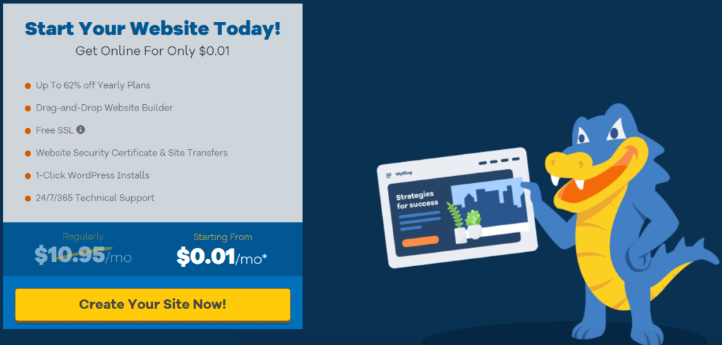 HostGator Penny Offer