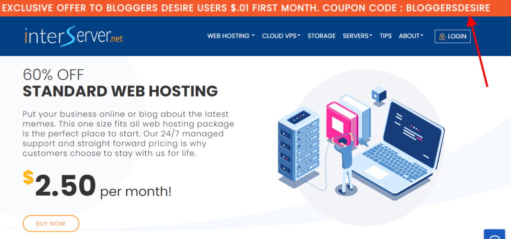 Interserver web hosting free trial