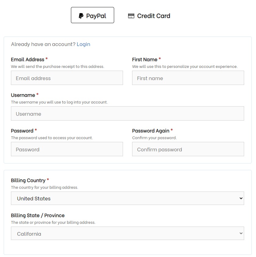 payment details generatepress