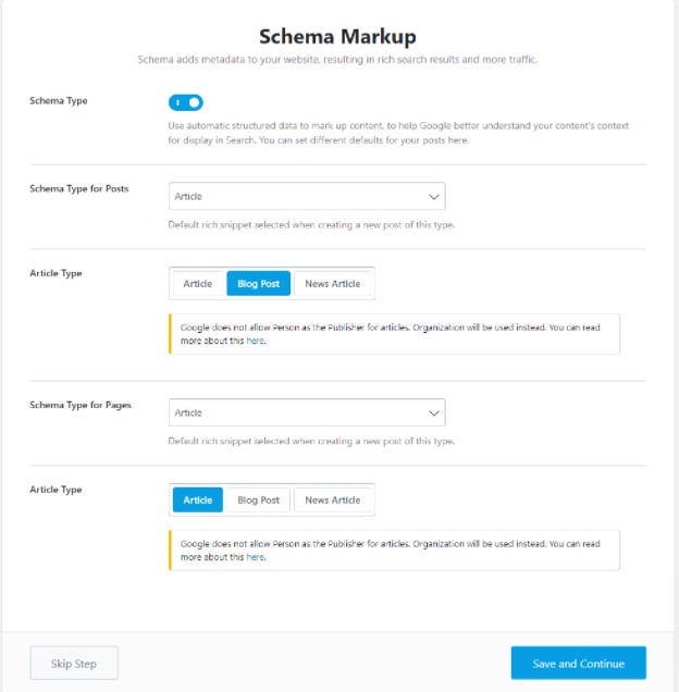 rank math schema markup advanced