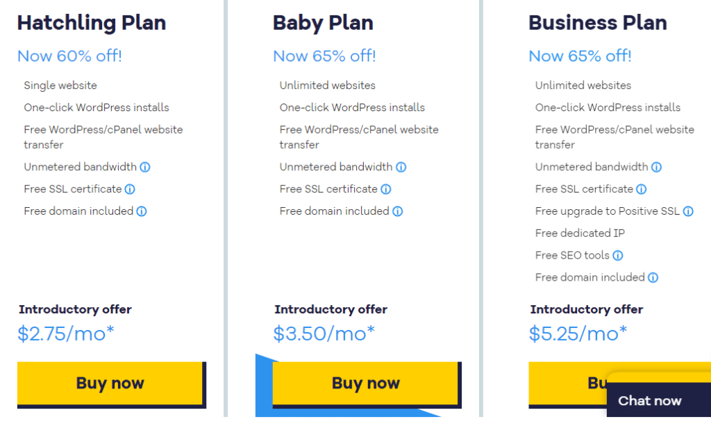 HostGator pricing