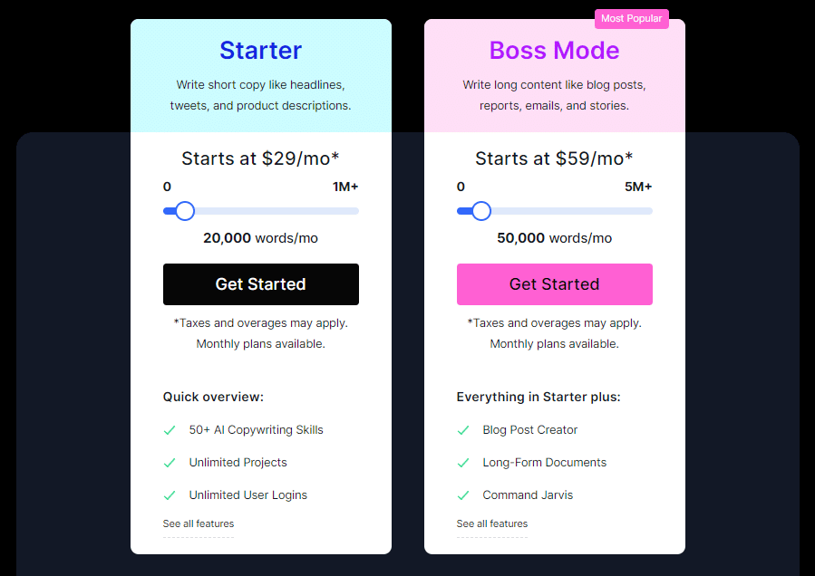 Plans-Pricing-Jarvis