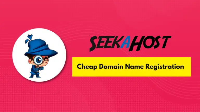 seekahost cheap domain name registration